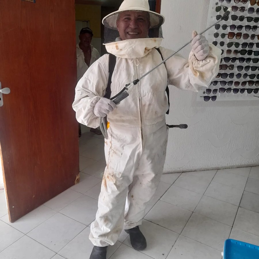 Técnico Dedetizadora Iracema em campo – dedetização profissional Ceará